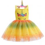 Rainbow Unicorn Dress  Unicorn Dress Girl Rainbow  Unicorn Coustium Dress  Girl's  