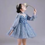 New Girl's Party Dress Elegant Ballet Performance Costume Luxury Party Prom Princess Dress Lace Halloween Performance Co