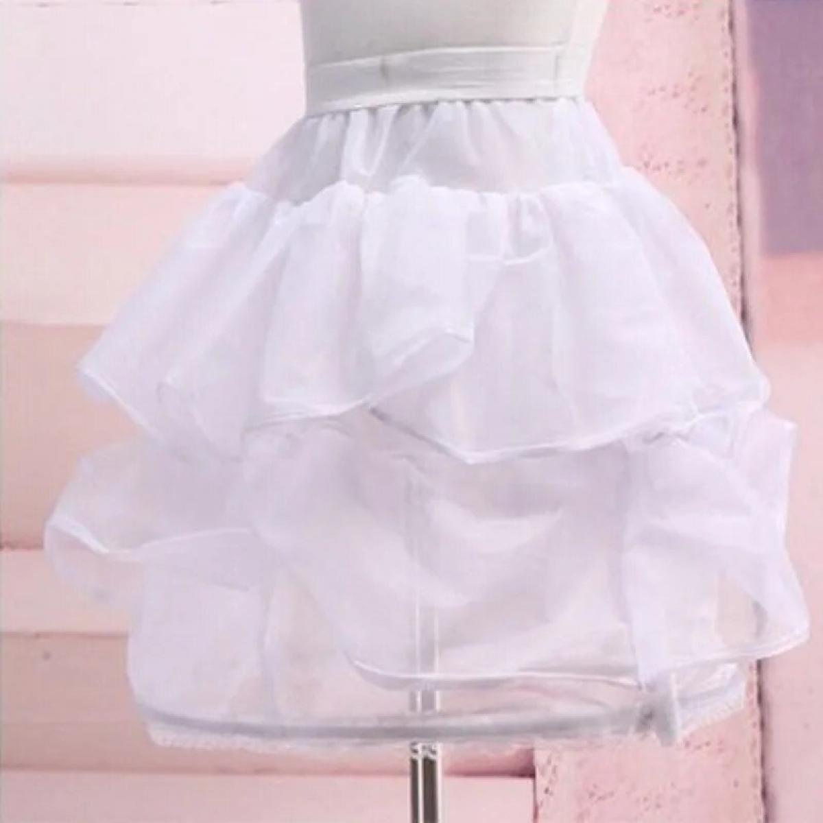 New Children's Skirt Support Elegant Fluffy Dress Accessories For Girls Aged 3 10