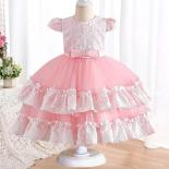 Toddler Baby Girls' Dress New 1 5t Cute Baby Girls' First Full Year Eucharist Birthday Party Party Dress Girls' Clothing