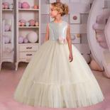 2023 New Sequin Tulle Party Dress Elegant Long Birthday Party Dress Huali Carnival Princess Dress 4 12 Year Old Girls' C