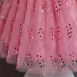 Robe Tutu en dentelle pour filles de 2 à 8 ans, robe princesse d'anniversaire, tenue de soirée élégante pour demoiselle d'honneu