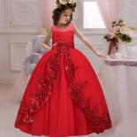 סגנון חדש ילדה שמלת כלה פרח שושבינה משתה מקטעים להראות שמלה ארוכה ילדה מסיבת חנות סיום חנות ארוך dressdre