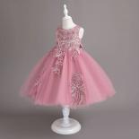 Novo vestido infantil de renda flor vestido de casamento feminino piano desempenho vestido de halloween curto roupas para menina