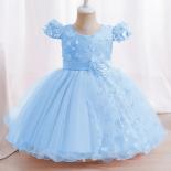 Toddler Baby Clothes Pink Baby Girl's First Birthday Party Dress Formal Christmas Dinner Dress Suitable For 0 3 Years Ol