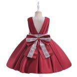 Evening Christmas Young Girl Princess Party Dress Kids Pageant  Clothes Children Costume  Wedding Gown Bridesmaid Formal