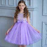 2pcs Girls Kids Party Dress Pageant Children Costume Bow Princess Clothes Birthday Wedding Elegant Evening Ball Gowns Ve