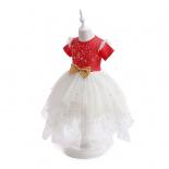Summer Girl Dress Star Gildin Birthday Princess Tulle Clothes Kids Casual  Costume Baby Evening Party Vestido Flower Wed