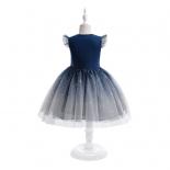 Elegnt Girl Summer Party Princess Dress Kids Star Horse Evening Costume Baby Birthday Cake Tulle Clothes Vestidos Casual