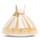 Suspenders Wedding Dress For Girls Elegant Party Tutu Pageant Ball Gown Kids 3 4 5 6 7 Year Evening Formal Children Comm