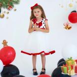 Girl Party Princess Dress Christmas Dot Cosplay Costumes Kids Clothes Children Birthday Clothing  Wedding Evening Prom V