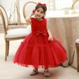 Baby Girl Dress Newborn Princess Party Costumes For Kids First 1st Year Birthday Baptism Clothes Infant Tutu Toddler Ves