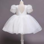 Child Evening Formal Pageant Vestidos Girls Princess Dress Lace Tulle Wedding Party Flower Bridesmaid Tutu Fluffy Prom G
