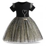 Baby Girls Summer Dresses Star Love Kids Birthday Wedding Party Princess Clothes Child Tulle Tutu Gown Children Casual V