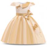 Girl Dress Elegant Bridesmaid Kids Wedding Party Gown Bow First Communion Costume Birthday Princess Formal Occasion Vest
