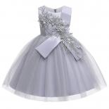 Summer Children Flower Dress Evening Party Princess Dresses For Girls Kid Clothes Evening Wedding Dress 5 10 Y Costume V