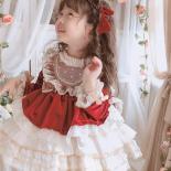 Girl Baby Party Dress New Spanish Vintage Lolita Prom Lace Puffy Dress Christmas Party Easter Princess Dress Gift Socks