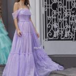 Lilac Evening Party Dresses Long Evening Gown Prom 2022 Shiny Celebrity Dress Elegant Formal Party Gown Women Vestidos D