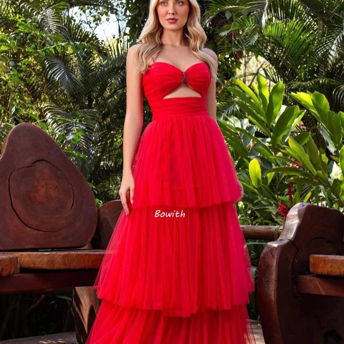 Sweetheart Evening Party Dress Luxury Dress For Gala Party 2022 Tiered Prom Dress Women's Elegant Party Dresses Vestidos