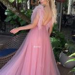 Bowith Evening Dresses Luxury Dress For Gala Party 2022 Feather Party Dress Luxury Prom Gown A Line Elegant Robe De Soir