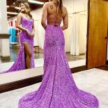 Bowith Swetheart Evening Dresses Sequins Prom Dresses With Lace Up Back Luxury Dress For Gala Party 2023 Formal Occasion