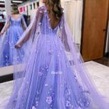 Bowith Luxury Evening Pary Dress Shiny Prom Gown 2023 With Flowers A Line Party Gown Special Occasion Dress For Gala Par