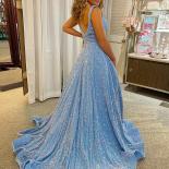 Bowith Formal Prom Dresses For Gala Party Sequins A Line Evening Dresses For Women Vestidos De Fiesta
