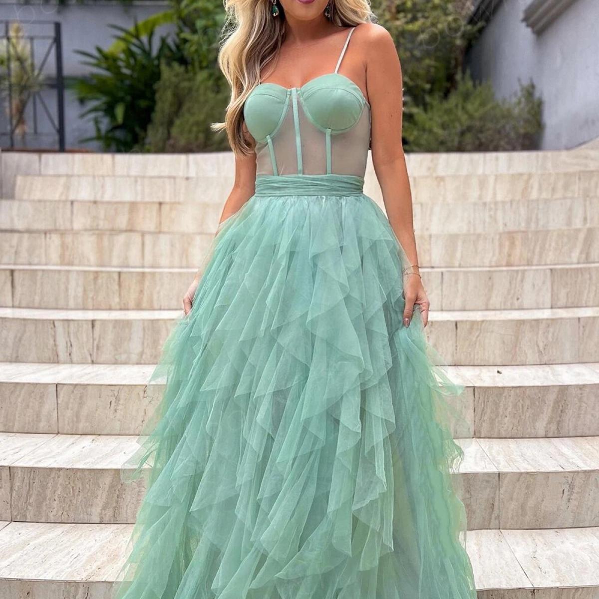 Bowith Puffy Evening Party Dresses Weetheart Prom Dresses For Women A Line Wedding Party Dresses With Belt Vestidos De F