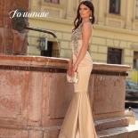 Elegant Sheath Champagne Beautiful Quinceanera Dresses Sequins Lace Appliques Cocktail Party Evening Party Dress For Wom