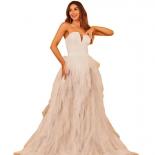 Exquisite Ivory Quinceanera Dress A Line Strapless Tulle Cocktail Party Evening Party Dresses For Woman 2023 Custom Made