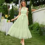 Exquisite Yellow Quinceanera Dresses O Neck A Line Sleeveless Cocktail Party Evening Party Dresses For Woman 2023 Custom