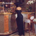  Black Spaghetti Straps Quinceanera Dresses Sheath Ball Gowns Cocktail Party High Slit Evening Party Dress For Woman 202