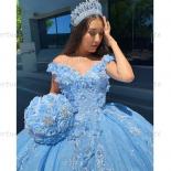 Princess Graduation Holidays Dress 2023 Tulle Off The Shoulder Sweetheart Homecoming Lace Applique Formal Party Prom Bal