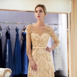 Luxury Dubai Evening Gown Sleeves  Evening Dress Line Gowns Bead  Luxury Evening  