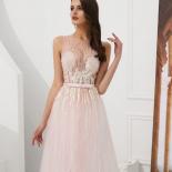 Gorgeous Aline Evening Dresses  Vestido De Festa Prom Gown Floor Length Tulle Beaded Abendkleider Dubai Formal Dress  Ev