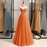 Youxi Prom Party Dresses 2023  See Through Bodice Floor Length Evening Dress Formal Occasion Gown  Evening Dresses