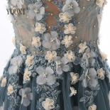 Abendkleider Lang Evening Dresses  Lace Sheer Illusion Neckline Appliqued Tulle Beaded Pearls Formal Gown  Evening Dress