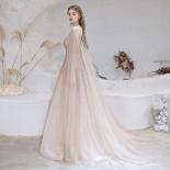 Dubai Evening Dresses  With Detachable Long Shawl Rose Gold Luxury Beading Beaded Formal Gown  Evening Dresses