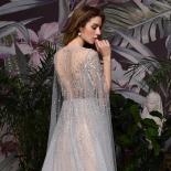 Luxury Silver Long Sleeve Dress  Luxury Silver Evening Gowns  Luxury Dubai Evening  