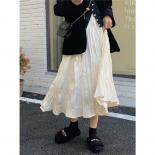 A Line Autumn Faldas Largas Vintage Black Pleated Skirt High Waist Jupe Femme Y2k Skirts Faldas Mujer Moda 2023 Cake Gru