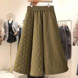 High Elastic Waist Quilted Cotton Jupe Black Skirt  Style Long Skirts Women Y2k Skirt Faldas Mujer Plaid Harajuku Vintag