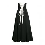 Skirts For Women 2023 Vintage Back Bandage Waist Faldas Largas Y2k Clothes Midi Black Skirt Pleated Spring Autumn New Ca