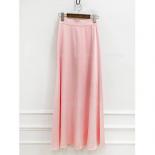 Slim Wrap Hip Elegant Pink Satin Fishtail Skirt Women Long Mujer Faldas Empire  Style Black White Mermaid Ol Silk  Skirt