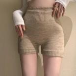Autumn Winter Short Leggings Woolen Knit Shorts Women's Autumn Thick High Waist Sweater Short Pant Pantalones Cortos De 