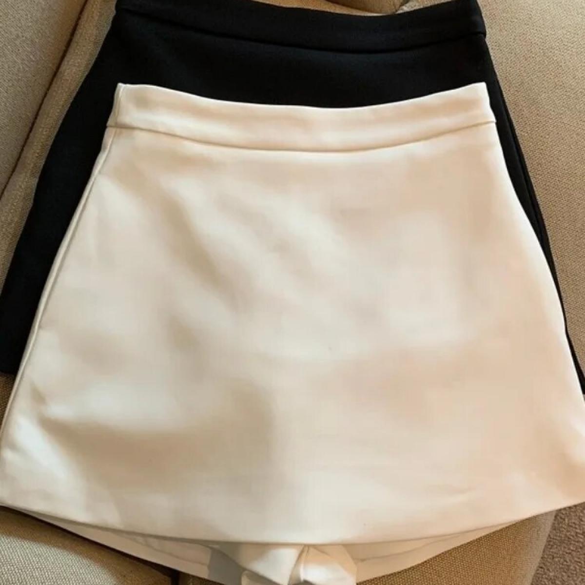 Jupe Faldas Mujer Moda 2023 Casual Black White Suit Mini Skirt Y2k Shorts Femme  Style Skirts For Women Short Lazy
