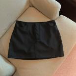  Spicy A Line Wrap Hip Versatile High Waist Grey Suit Short Skirt Faldas Mujer Moda Slim Y2k Harajuku Jupe Black Mini Sk