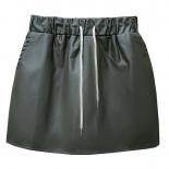 Womens  Mini Skirts Ladies Faux Leather Bodycon Pencil Skirt High Waist Miniskirt For Clubwear Streetwear Y2k