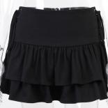 Minifalda gótica de cintura alta para mujer, ropa de calle, estilo gótico, Punk, Emo, Alt Club, Harajuku Y2k E Girl