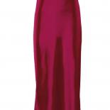 Solid Purple Satin Silk Skirt Women High Waisted Summer Long Skirt New 2023 Elegant Ladies Office Skirts Midi Spring
