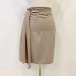 Xpqbb  Style Irregular Mini Skirts Women Summer 2023 New High Waist Office Short Skirts Ladies Slim Fit Body Hip Skirt
